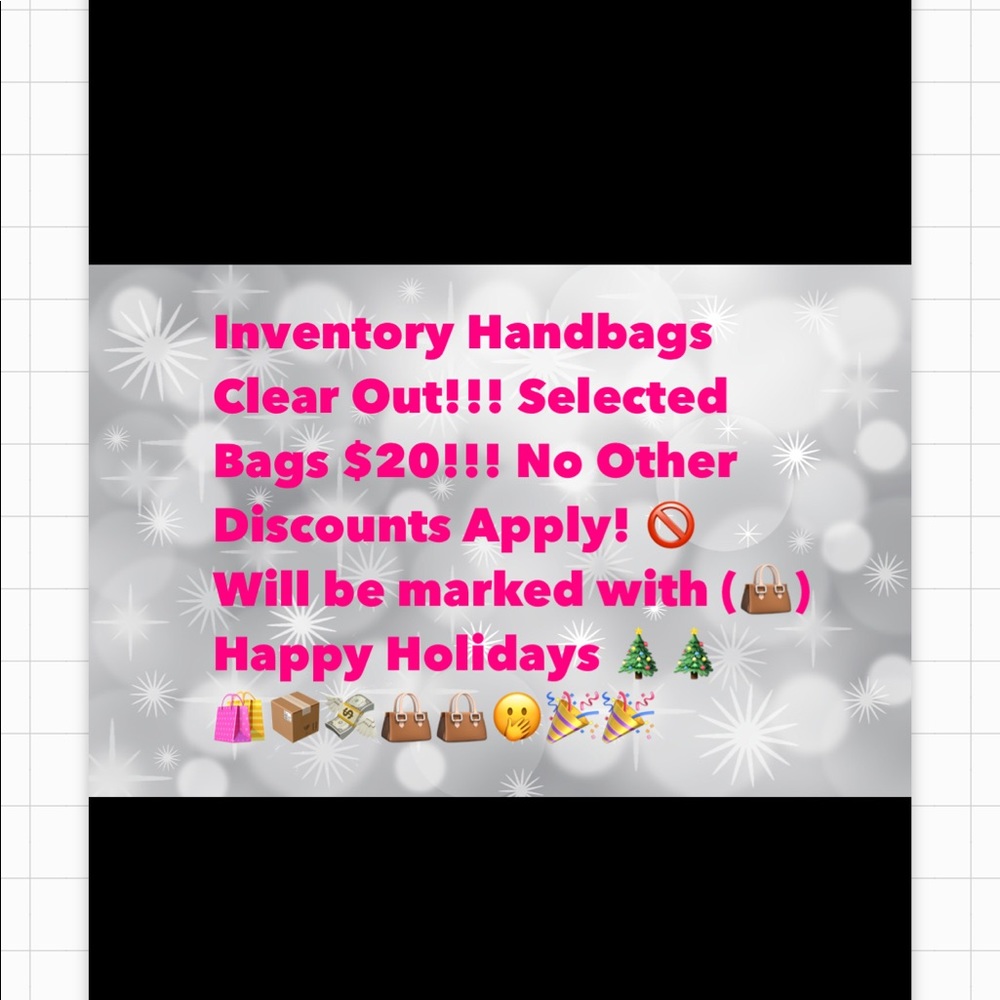 🚫Handbags Clearance Going On for The Holidays! 🚫